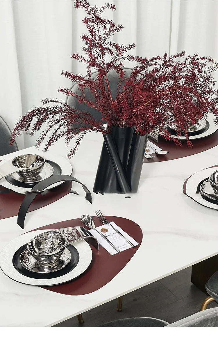 27.5cm Black And White Stone Textured Ceramic Plate Desktop Dinner Set Plates Dishes Western Steak Dish Home Kitchen Tableware