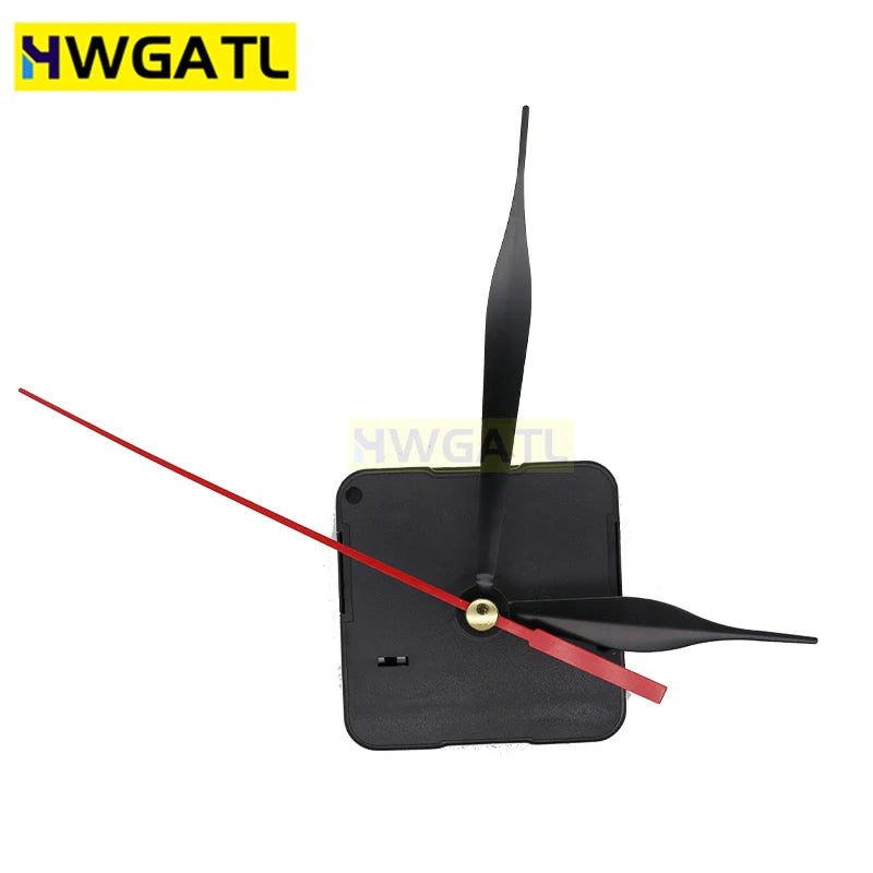 HWGATL HQ3268 Professional And Practical Quartz Wall Clock Movement Mechanism DIY Repair Tool Parts Kit with Red Hands