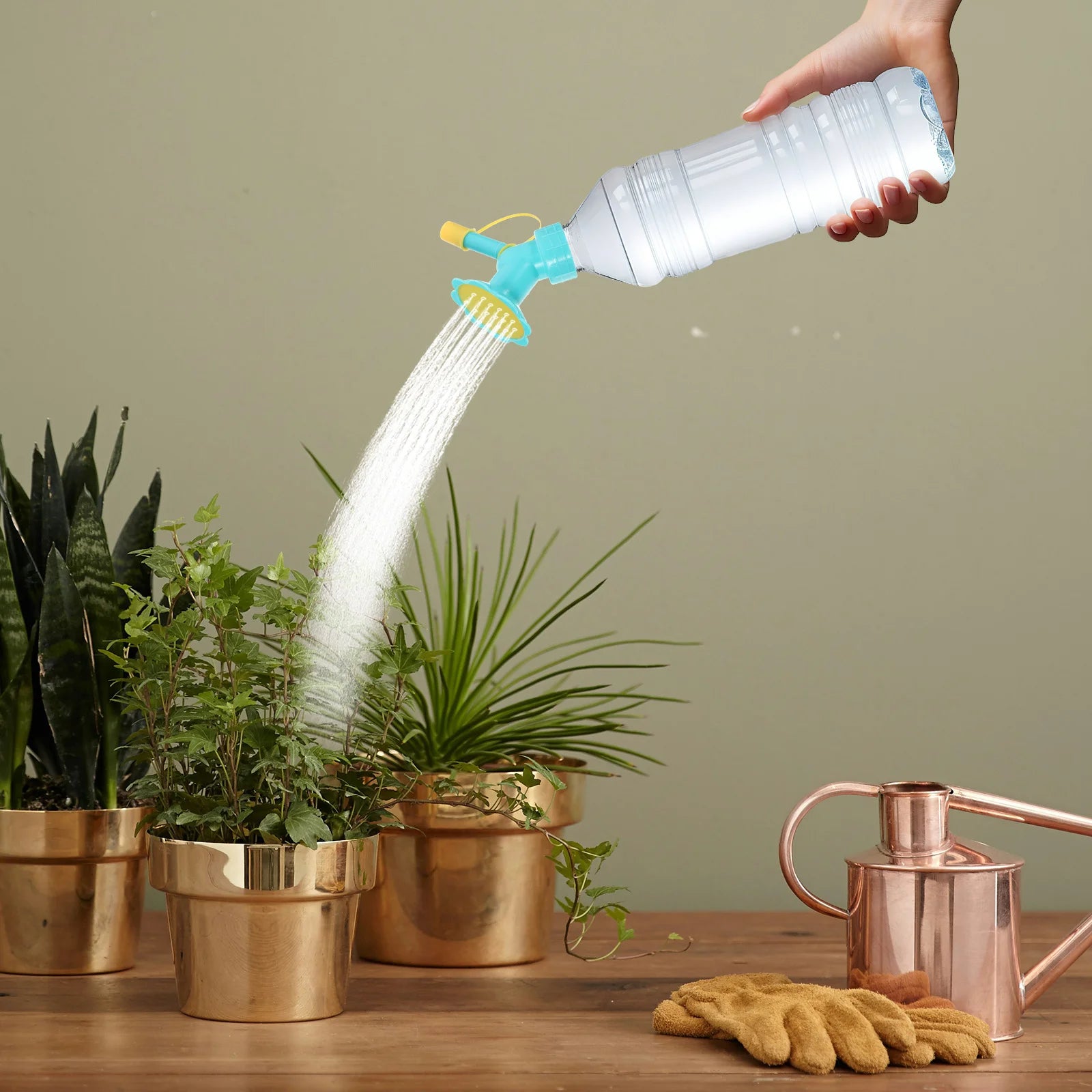 10Pcs Watering Spray Heads Gardening Sprinkler for Indoor Plants Bottle Sprayer Nozzle Replacement Watering Can Head