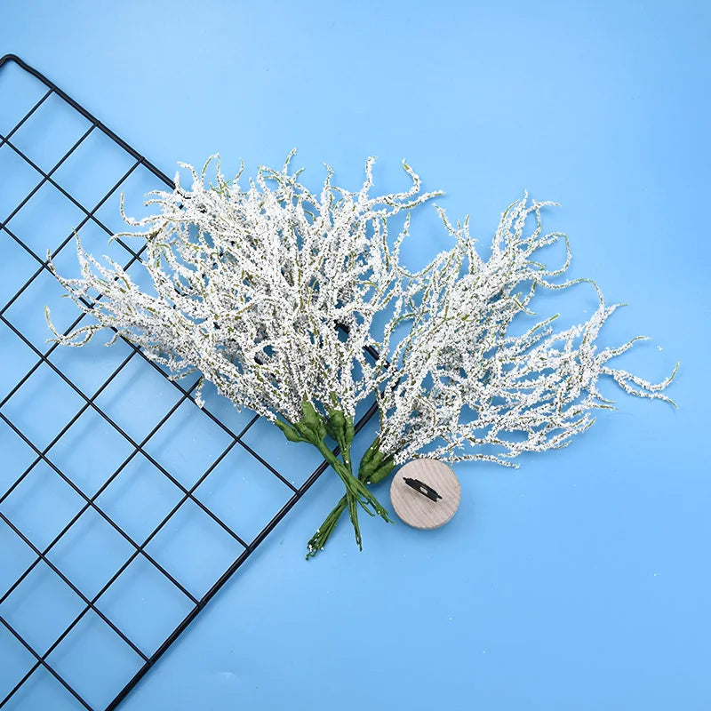 6 Pieces Gypsophila Bouquet Wedding Decorative Flowers Vases for Home Decor Christmas Wreaths Floristics Cheap Artificial Plants