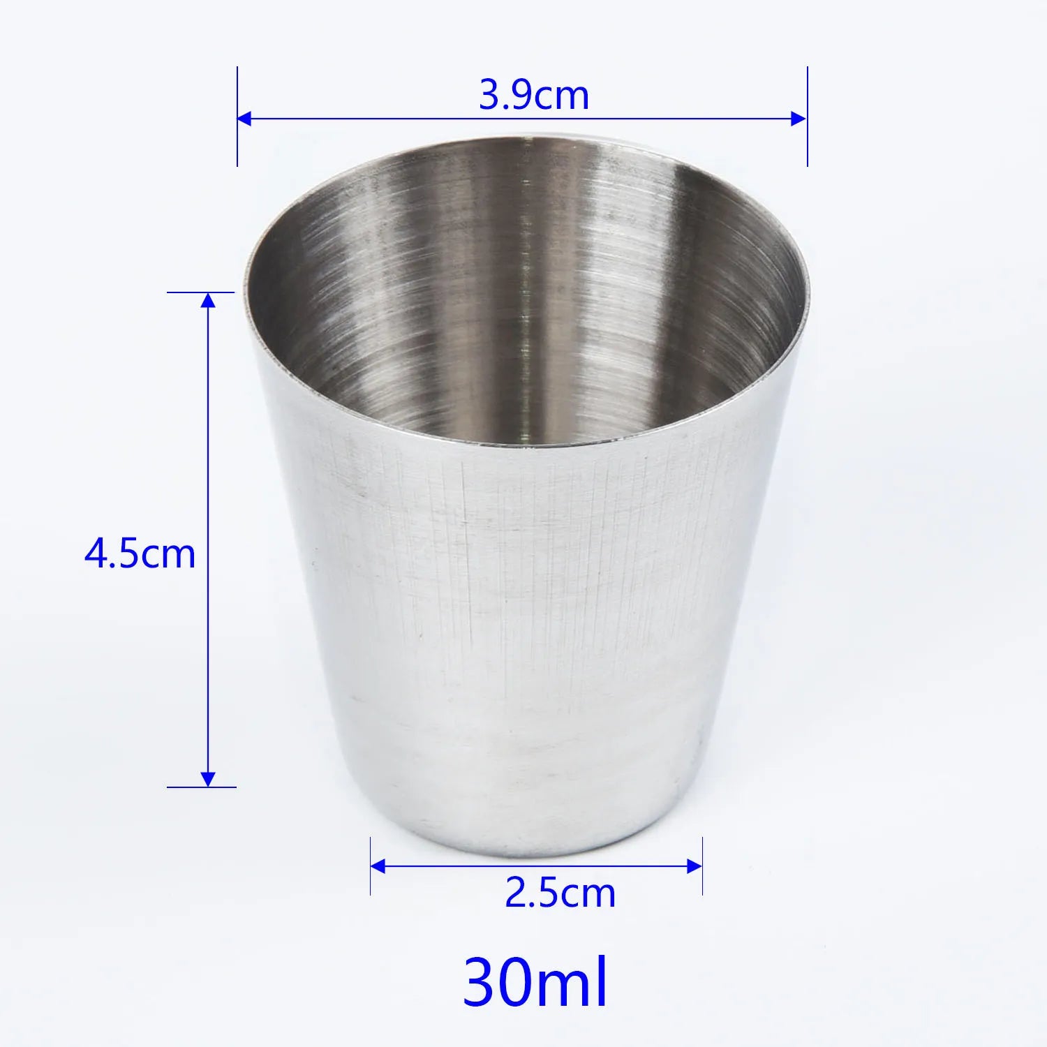 Stainless Steel 30/70/180/320ml Beer Cola  Cup For Bar Coffee Shop Kitchen Dining Bar Drinkware