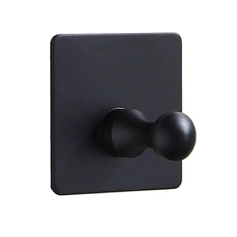 Shower Squeegee Black With Hook Stainless Steel Core Silicone Bathroom Cleaning Window Screen Bath Wiper Cleaner Glass Door