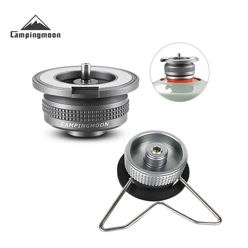 CAMPINGMOON Gas Adapter Magnet Z13M Split Type Furnace Converter Connector Adapter Camping Cooking Picnic Equipment