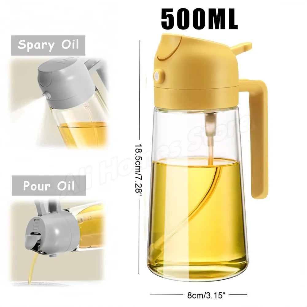 200/300/500ML Pneumatic Spray Bottle Fitness Barbecue Spray Oil Dispenser Kitchen Oil Spray Bottle Cooking Olive Oil Sprayer