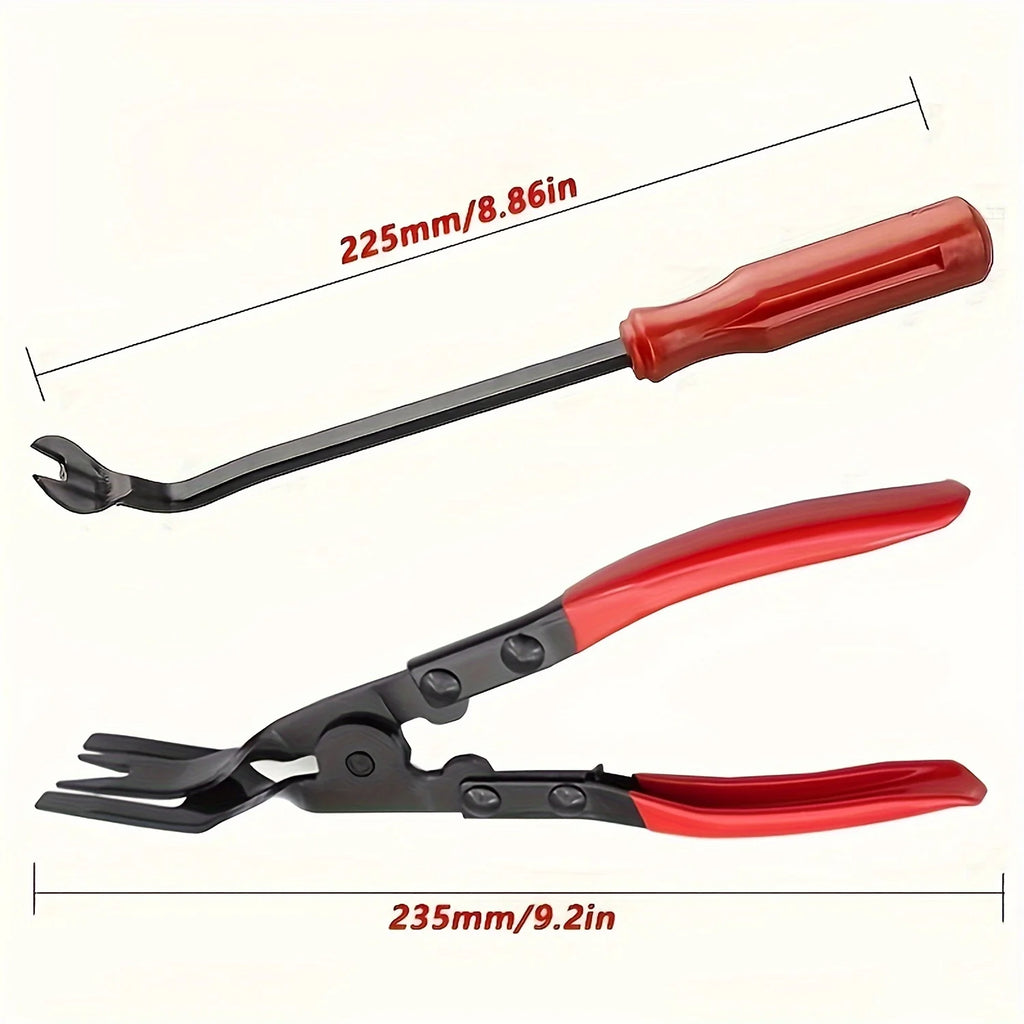 Auto Door Nail Puller Fastener Jaw Screwdriver Set Clip Pliers Dashboards Interior Removal Car Headlight Installation Tools
