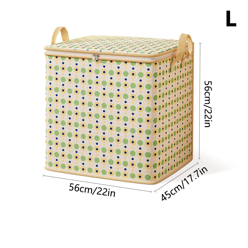 Large Capacity Clothes Storage Bags Closet Organizers Storage Bins Foldable Storage Toy Containers Box Dust-Proof Moving Bag