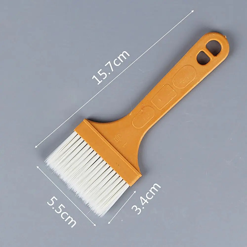 Thin Handle Barbecue Brush Kitchen Tool PET Plastic Butter Oil Brushes Easy To Clean Basting Pastry Tool for BBQ Pastry-making