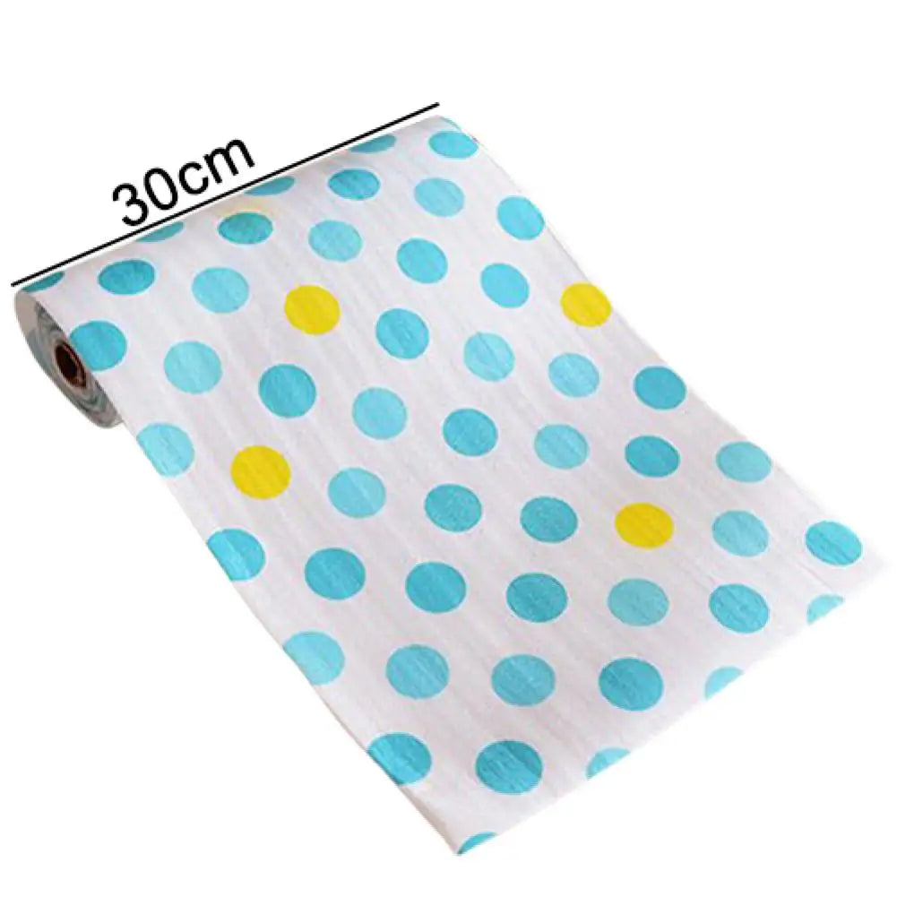 300cm Drawer Mat Eco-friendly Moisture-proof Cute Printing Shelf Paper Cabinet Drawer Liner Table Mat Kitchen
