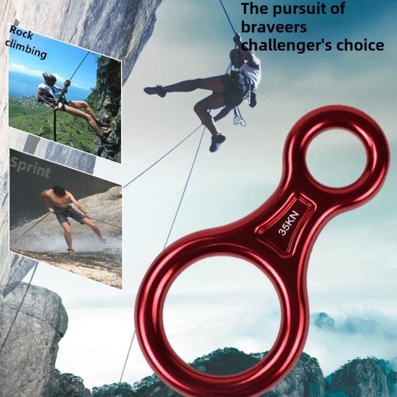 Outdoor Climbing Abseil 35KN Small Rope Lappet Equipment Camping Climbing Portable Original