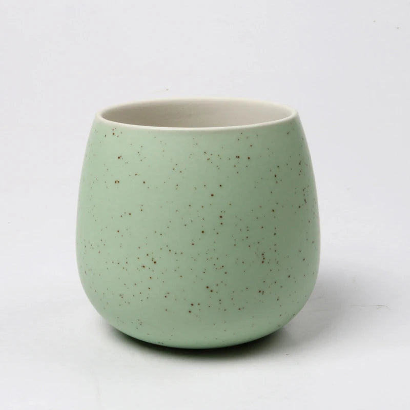 Ceramic Succulent Flowerpot With Hole Small Desktop Decor Mini Fleshy Florets Pots For Home Garden Office Vase Decor