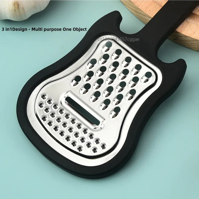 Multi Functional Stainless Steel Guitar Shaped Melon Planer Fruit Peeler Creative Home Potato Peeler Kitchen Tool  Home Gadgets