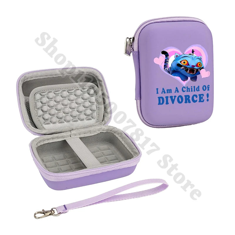 KPop Demon Hunters Fashion Camera Portable Protective Case Divider Compartment Storage Bag for Digital Device Organize Container