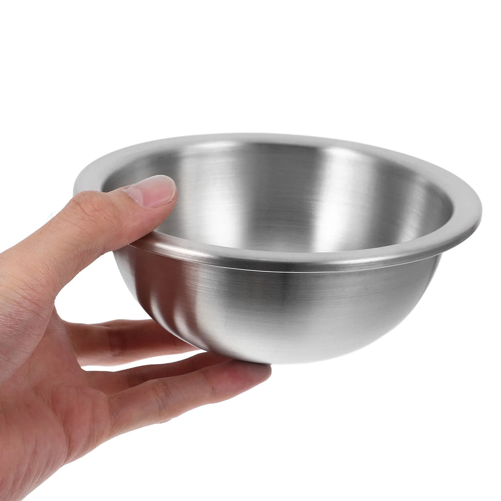Stainless Steel Mixing Bowl Set 14Cm Large Capacity Rustproof Kitchen Food Container For Baking Soup Egg Whisking