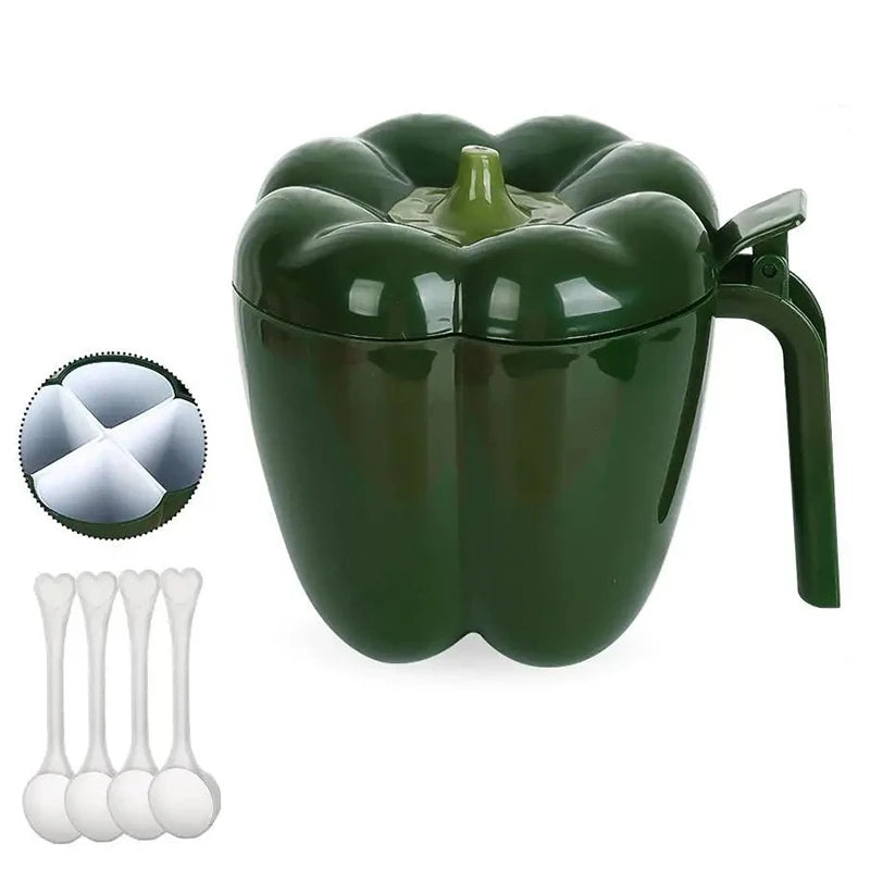 1Pc Plastic Creative Seasoning Jar Container Spice Rack Organizer Outdoor Camping Seasoning Bottle Kitchen Gadget Set