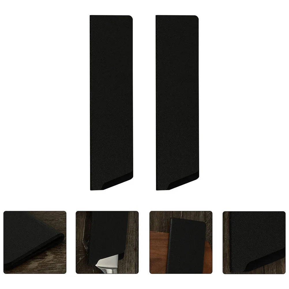 2Pcs Long-Lasting Flocking Cutter Covers Cost-Effective Knives Sheathes for Outdoor and Kitchen Use Knives Sheathes