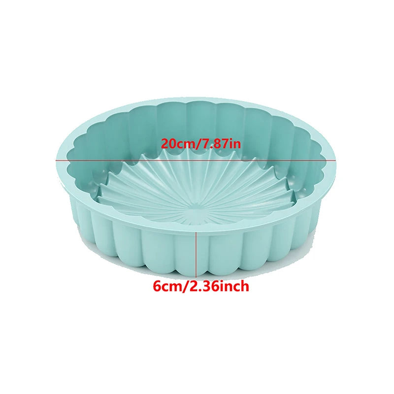 1Pcs Silicone Air Fryer Oven Baking Tray Pizza Fried Chicken Basket Pad Air-fryer Pot Food Plate Reusable Airfryer Pan Liner