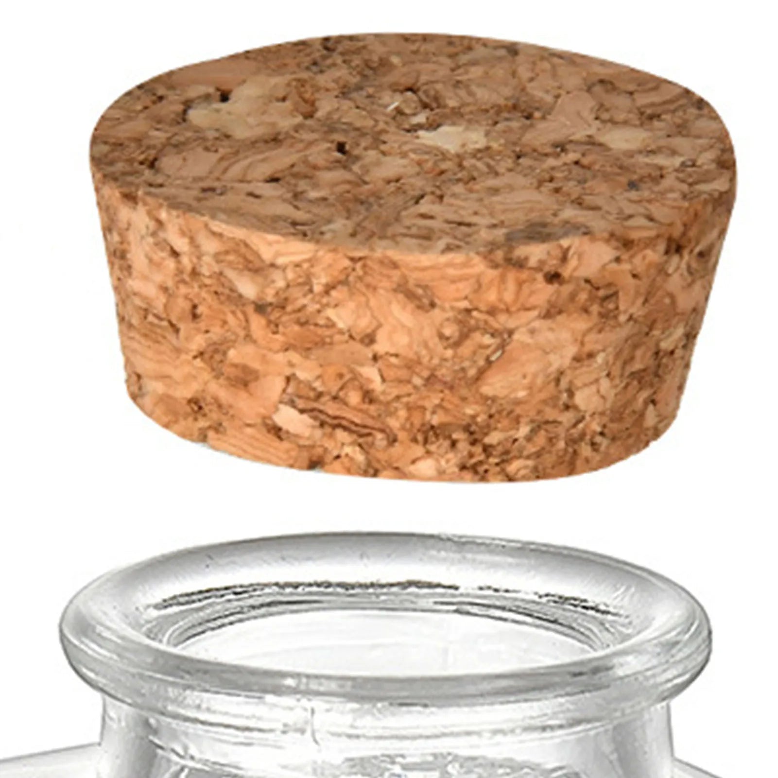 1/5/10Pcs Glass Storage Jars Kitchen Pantry Organizer with Airtight Lid Spices Sugar Coffee Tea Bottle Dry Food Containers