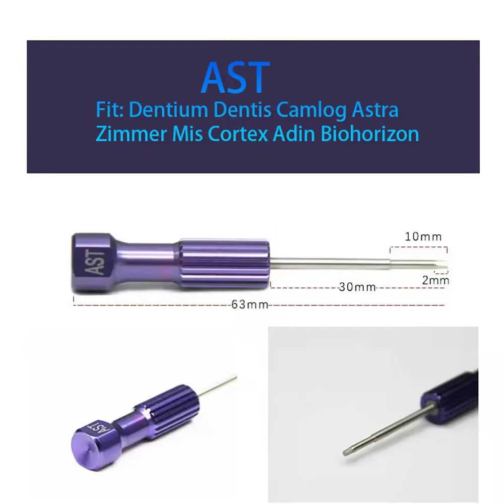 GULPOOE 1Pcs Dental Stainless Steel Implant Screw Driver Dentistry Tool Kit For Implantation High Quality Implants Drilling Tool