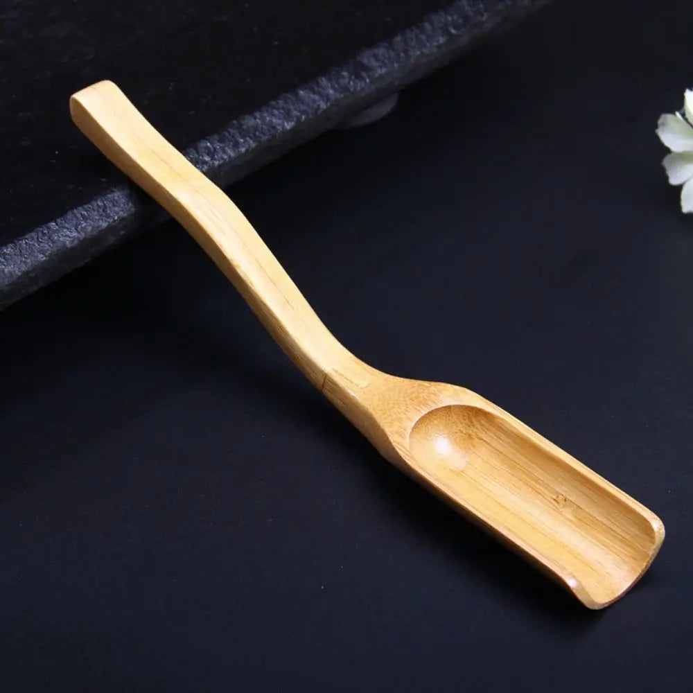 New Portable Tea Scoop Chinese Retro Style Natural Bamboo Teaspoon Spoon Accessories Kongfu Tea Delicate Tea Shovel