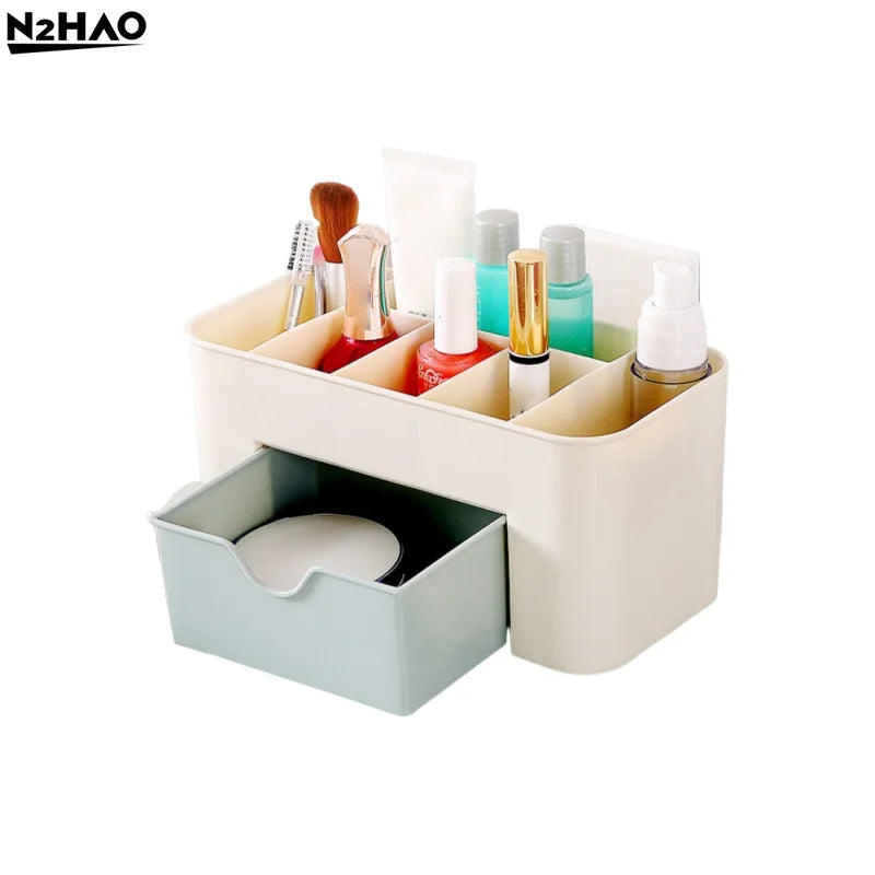 Nail Storage Box Container Cotton Swab Storage Box Accessories Cleaning Desktop Tools Multifunctional Jewelry Box Cosmetic Stor