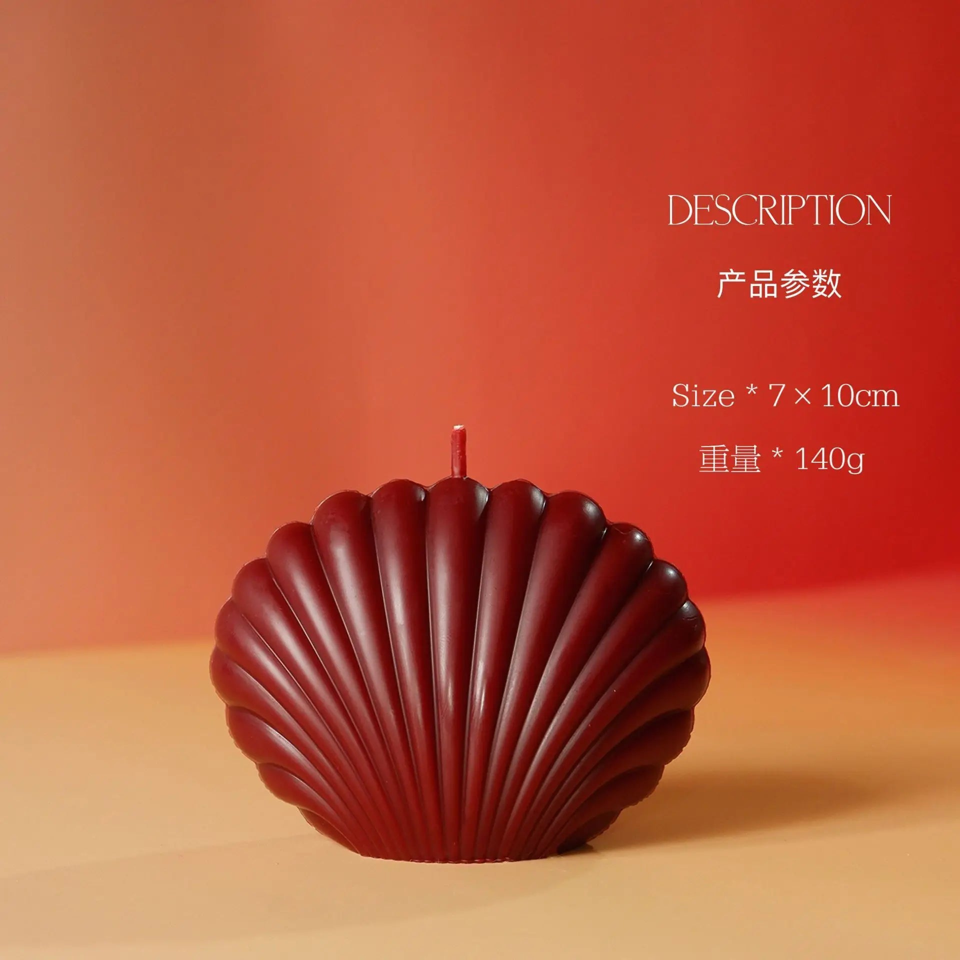 French Vermilion Handmade Aromatherapy Candles, Romantic Atmosphere Decoration For Home Dining Tables, Wedding Gifts