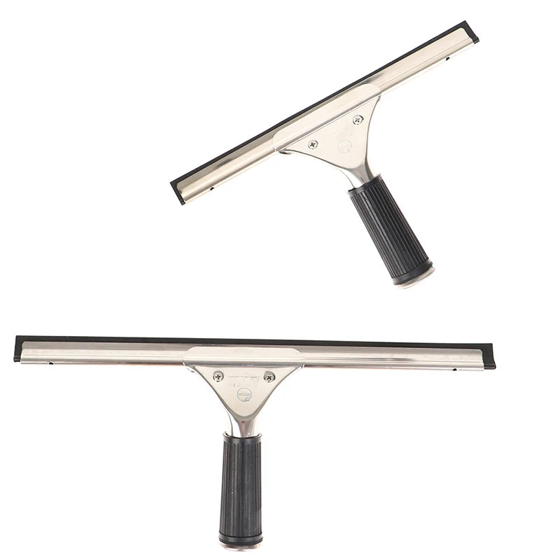 Stainless Steel Window Glass Cleaning Squeegee Streak-free Water Stain Removal Blade Wiper Cleaner For Home Bathroom