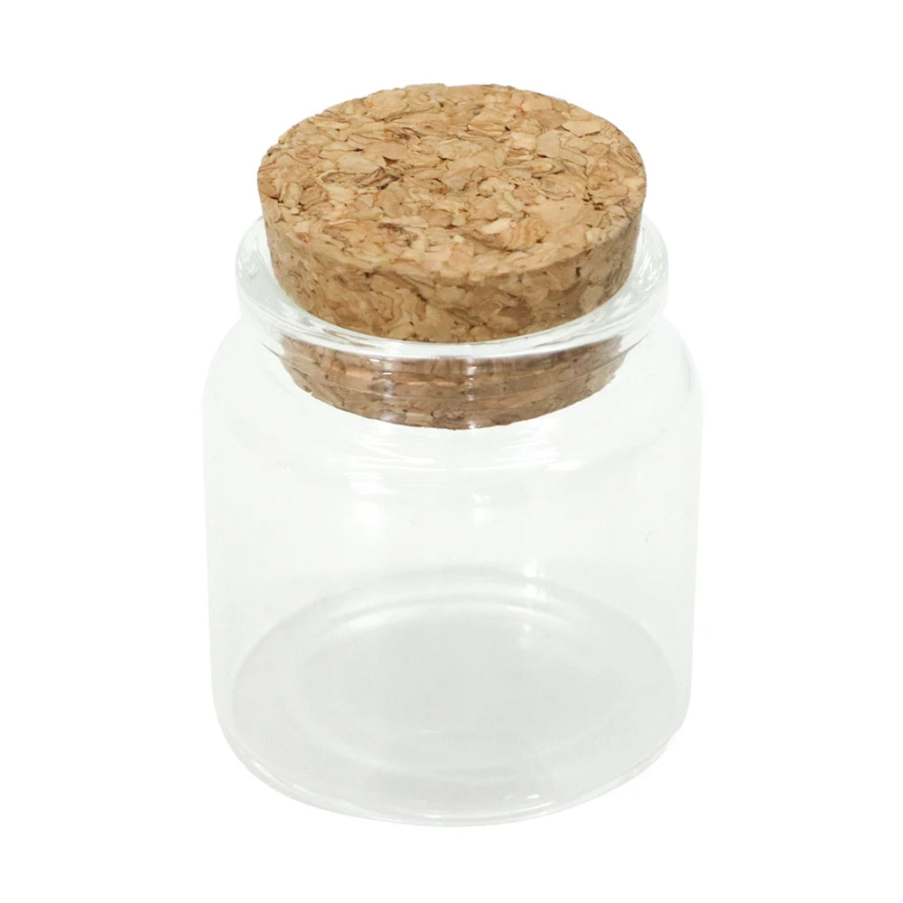 HONEYPUFF 1pc 56ml Glass Bottle Spice Tank Sealing Container Vial Jar