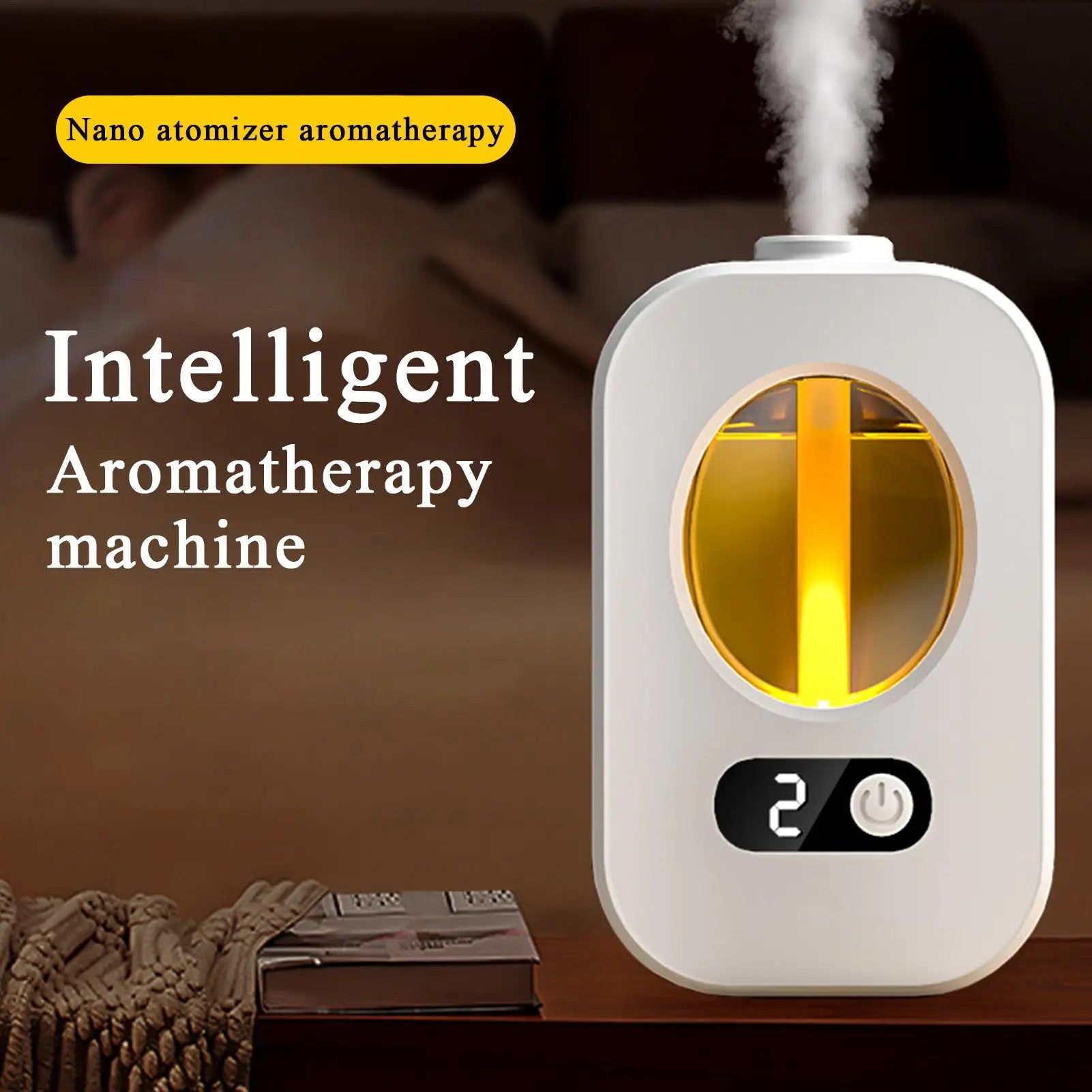 Smart Aromatherapy machine Automatic fragrance sprayer Scent Oil Diffuser Timing Rechargeable Wide Coverage Appliance for Spa