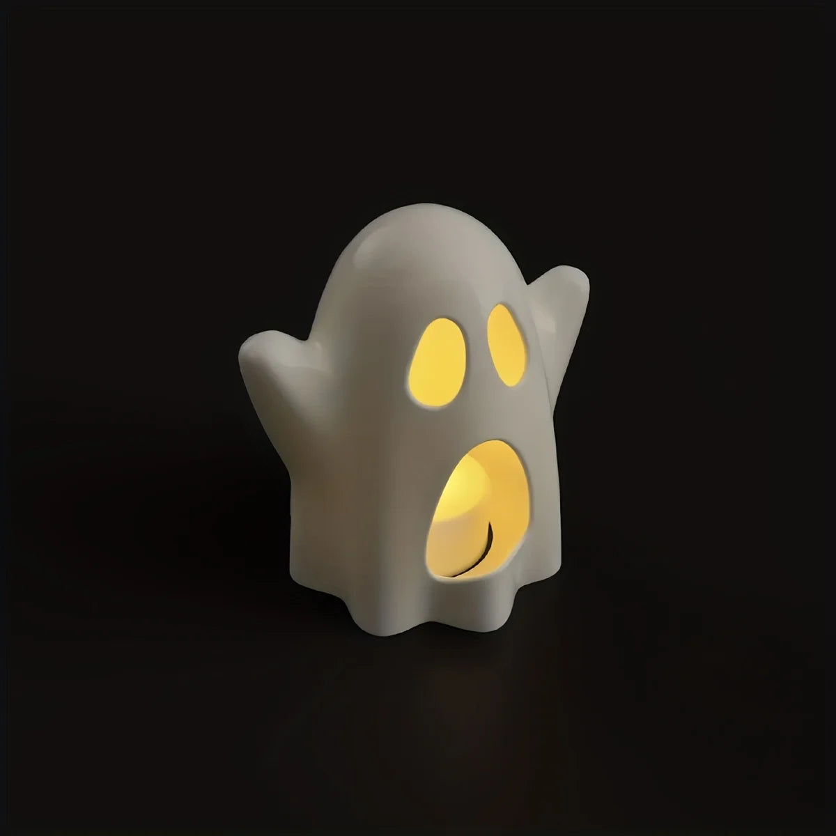 1pc Creative Cute Ghost candle lampshade , Suitable for Halloween, Christmas, Shipped Without Candle