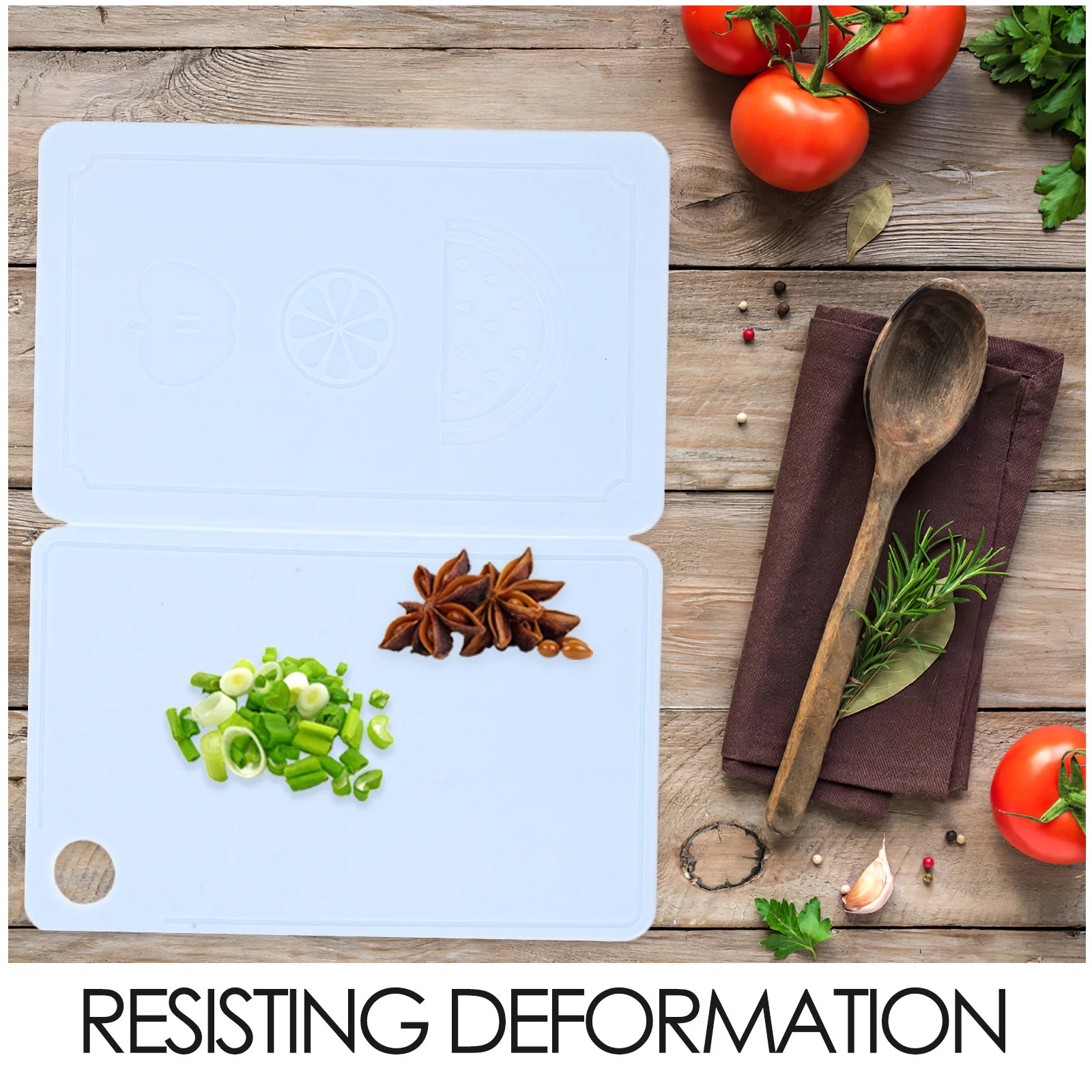 Portable Foldable Chopping Board Lightweight Kitchen Cutting Board for Outdoor Travel Camping Fruit Vegetable Cutting