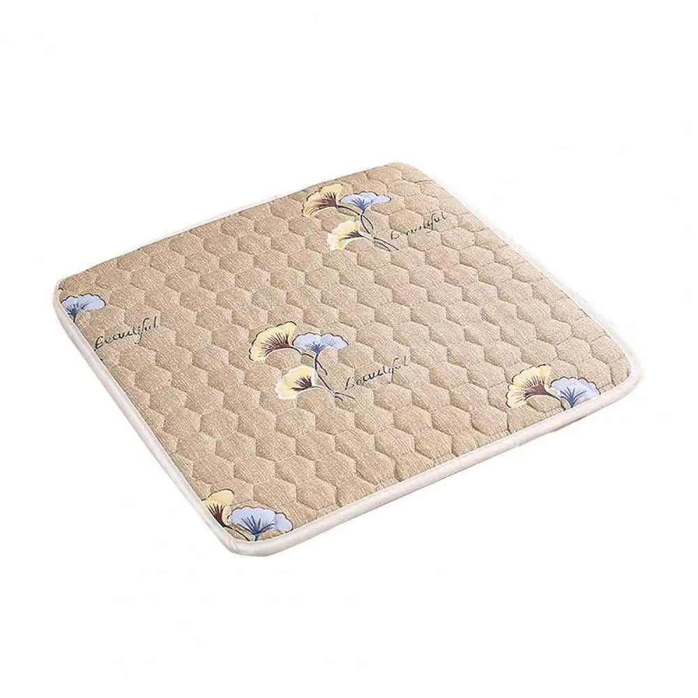 Chair Cushion With Straps Decorative Polyester Square Chair Pad Quilt Mat Household Restaurant Dining Stool Cushion Car Sofa Pad