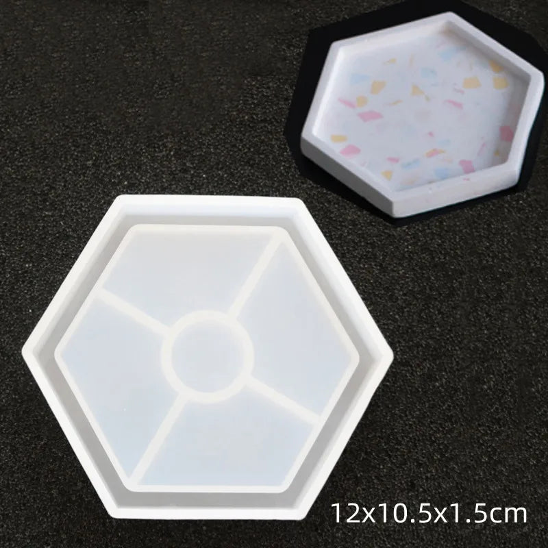 Round Concrete Candle Jar Silicone Mould Diy Handmade Succulent Cement Planter Resin Silicone Mold Gypsum Storage Box Home Decor