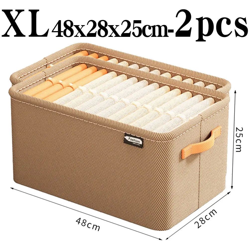 Thicken Clothes Organizer Pants Sweater Storage Cabinets Drawers Organizer Jeans Storage Box Wardrobe Clothes Storage Organizers