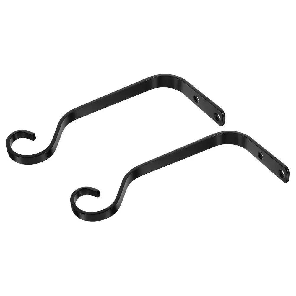 1 set 1 Set Of Hanging Plant Bracket Iron Flower Pot Hook Wall Mount Planter Hanger For Indoor Outdoor Garden Bonsai Wind Chime