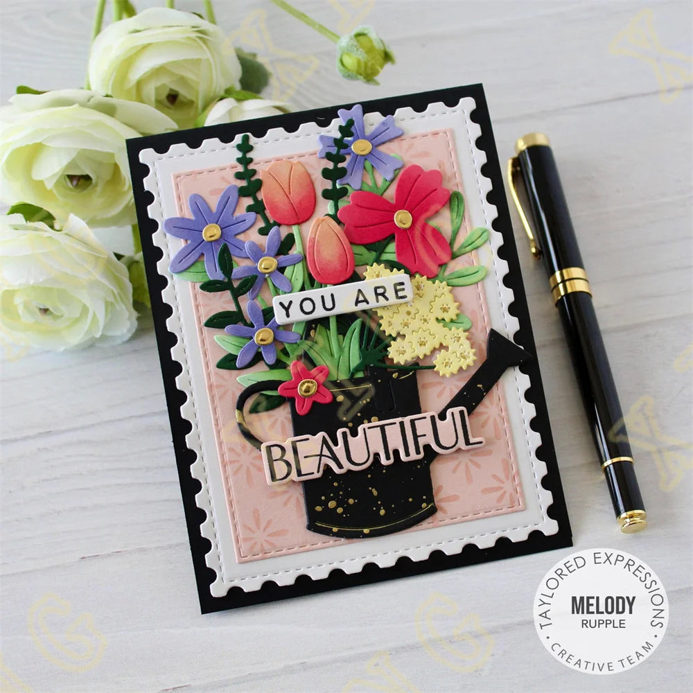 Dies Scrapbooking Metal Rustic Watering Can Cutting Dies Craft Embossing Make Paper Greeting Card Making Template DIY Handmade