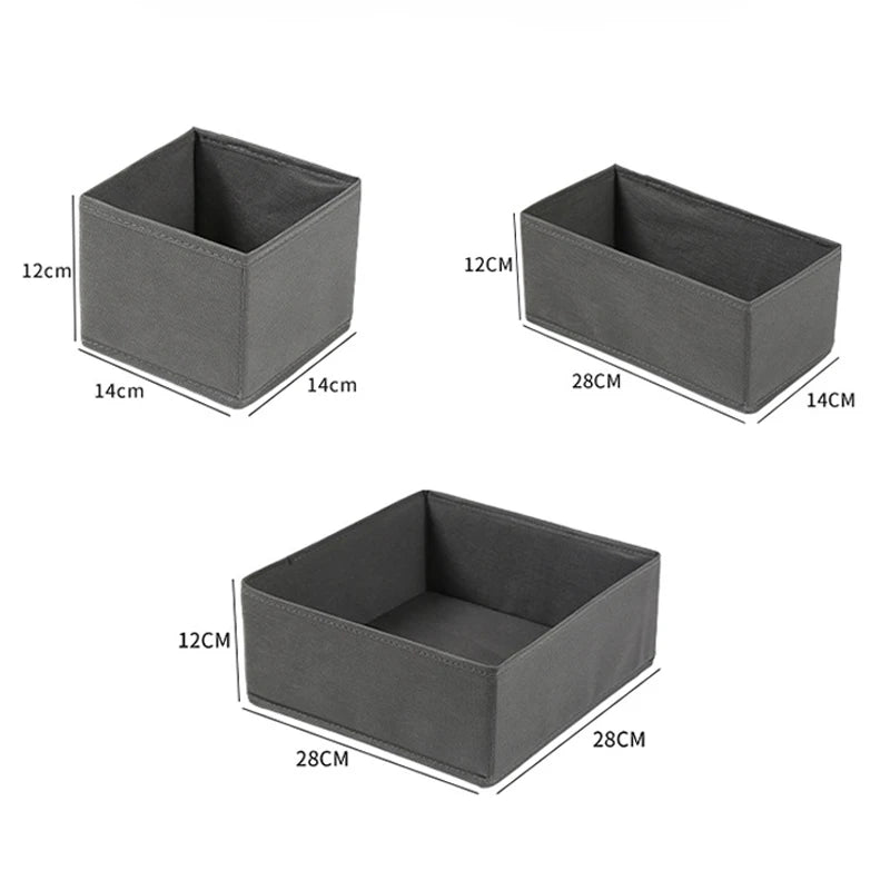 1pc Fabric Underwear Storage Box Drawer Organizers For Closet Organization And Storage Of Socks Underwear Ties And More