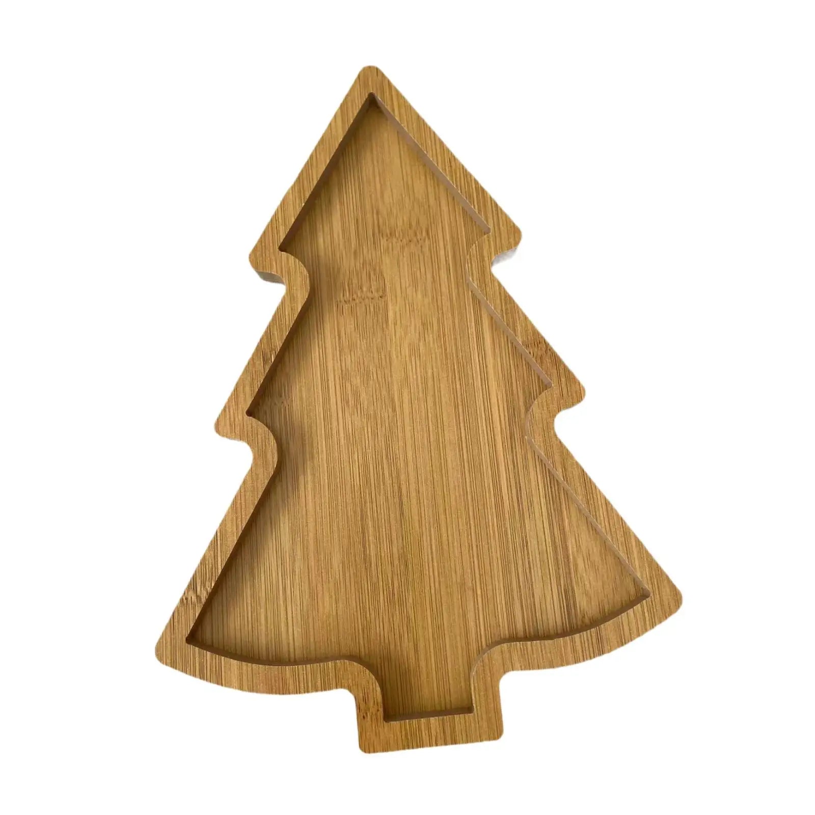 Christmas Serving Tray Dish Dinnerware Serveware Food Plate Serving Platter for Home Decor Kitchen Party Coffee Table Appetizer