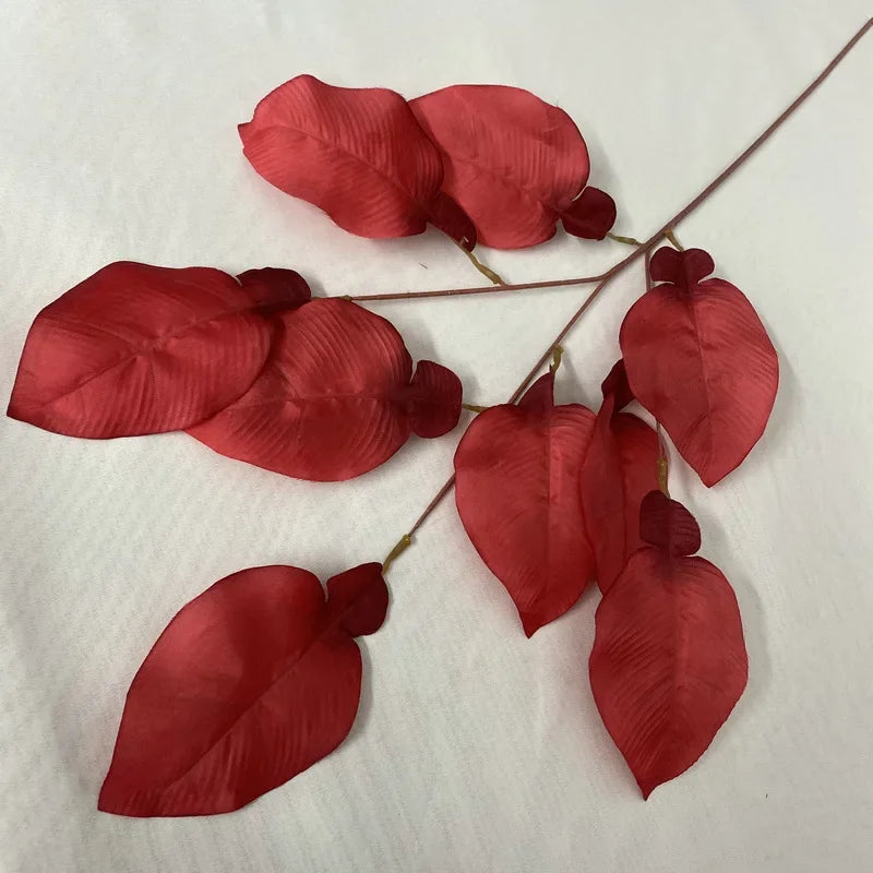 Red Series Artificial Flowers Peonies Roses Wedding Arch Holiday Party Decoration Fake Flower Simulation Rose Plant Floral