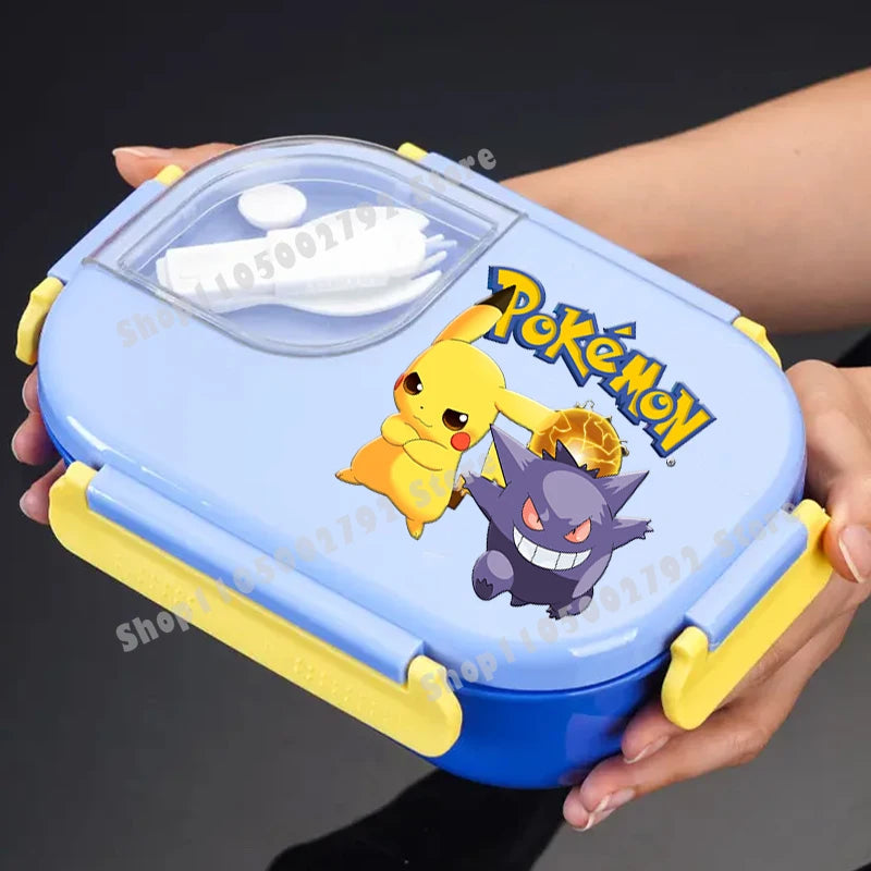 Pikachu Pokemons Girl Boy Cartoon Lunch Boxs Student Charmander Portable Bento Case Insulated Lunch Box Kids Birthday Cute Gift
