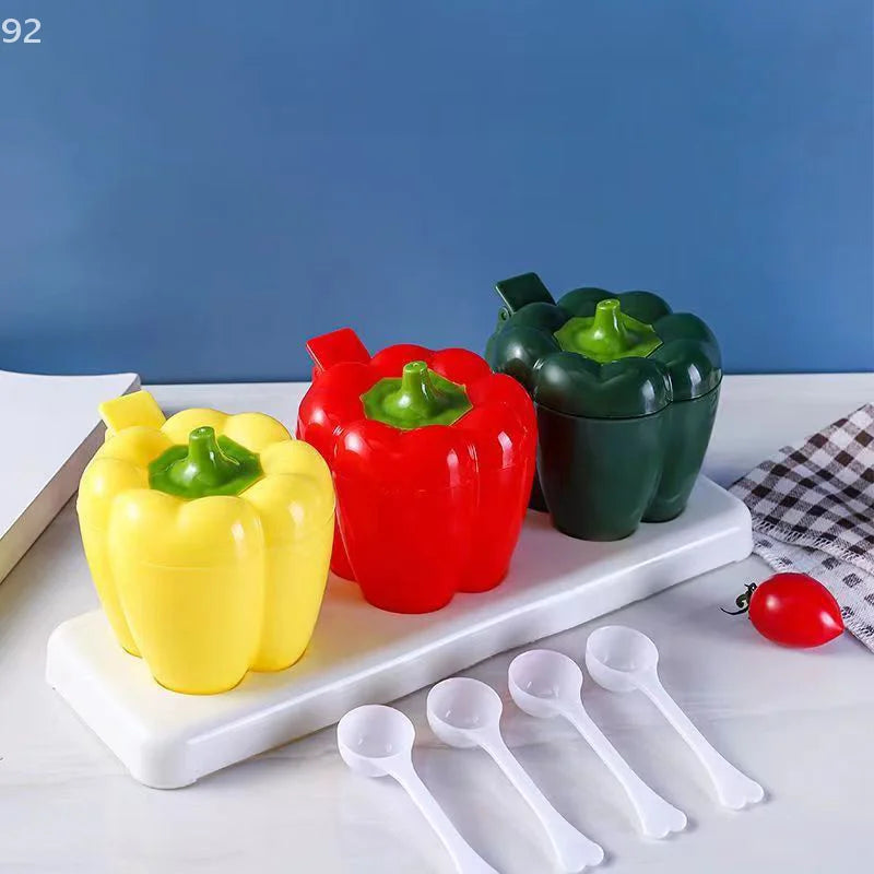 1Pc Plastic Creative Seasoning Jar Container Spice Rack Organizer Outdoor Camping Seasoning Bottle Kitchen Gadget Set