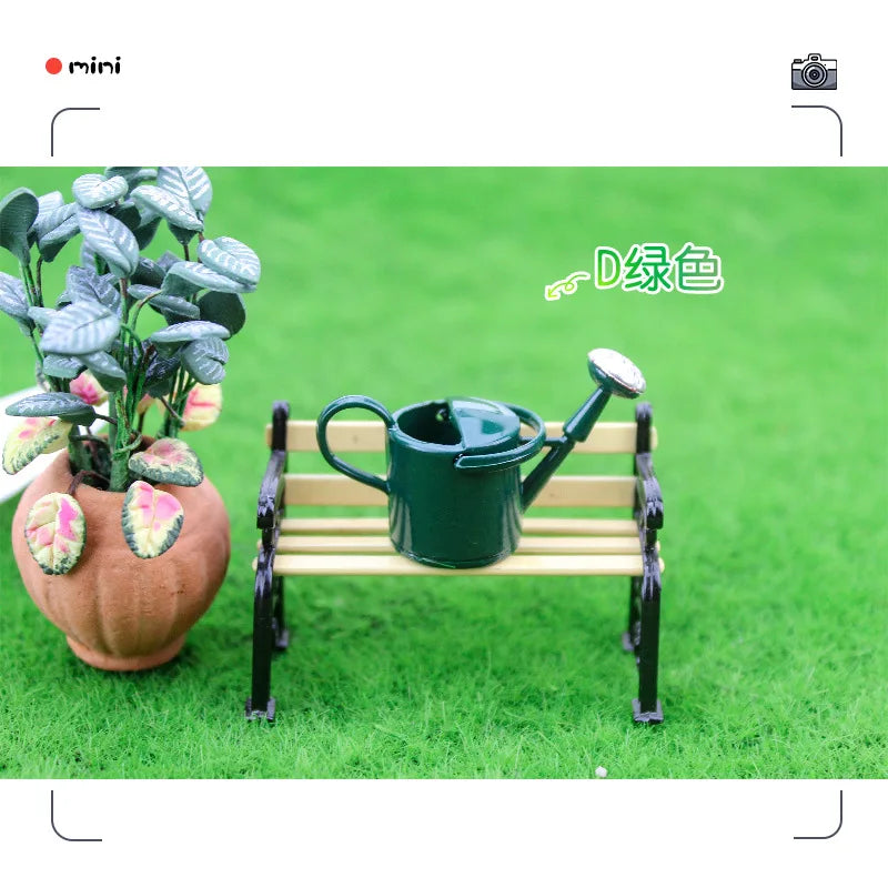 1:12 Ob11 Miniature Food Toys Model Scene Doll House Accessories Mini Watering Can Garden Dollhouse Decoration Photography Props