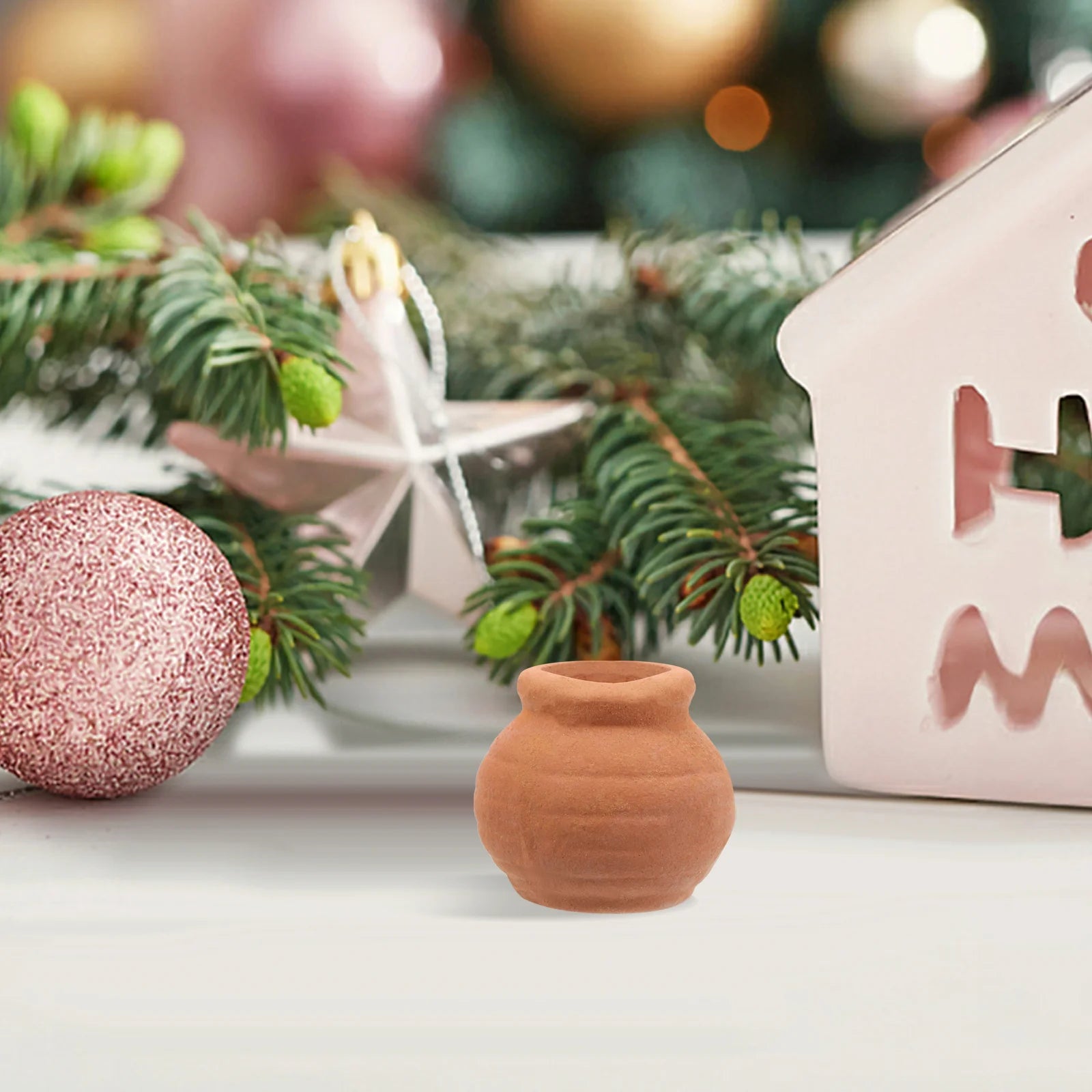 8 Pcs Mini Terracotta Flower Pots Thumb Succulent Planters Small Clay Pot For Garden Dollhouse Pottery Container Gift