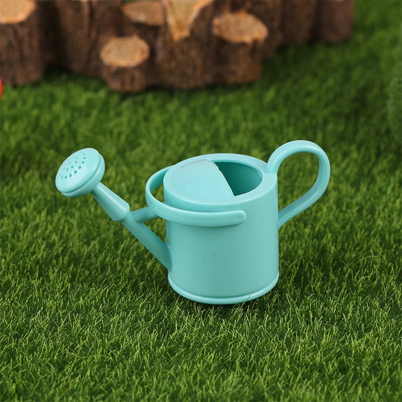 1:12 Dollhouse Miniature Watering Can Bucket Sprinkler Shovel Model Gardening Tools Decor Toy Doll House Accessories