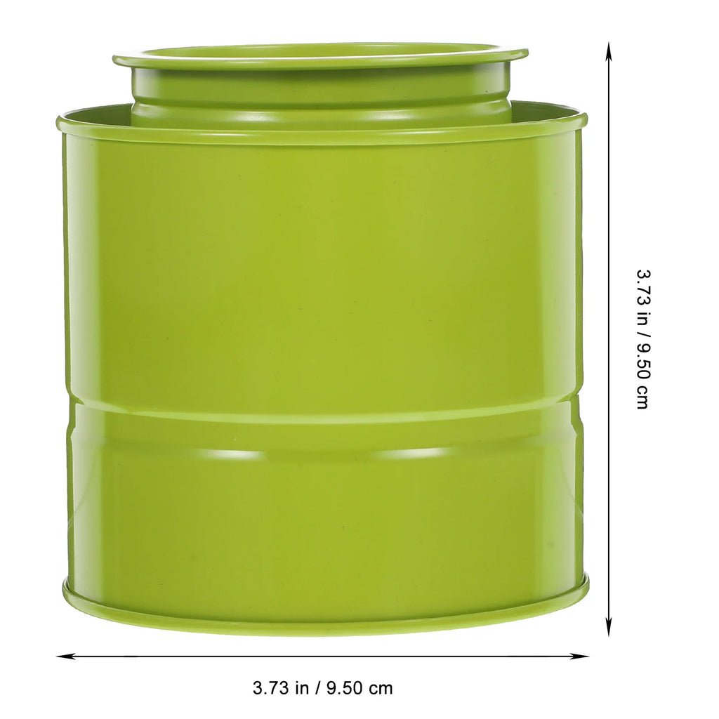 Airtight Coffee Bean Canister Tinplate Storage Jar Sealed Lid Dried Fruit Container Kitchen Canisters Tinplate Jar