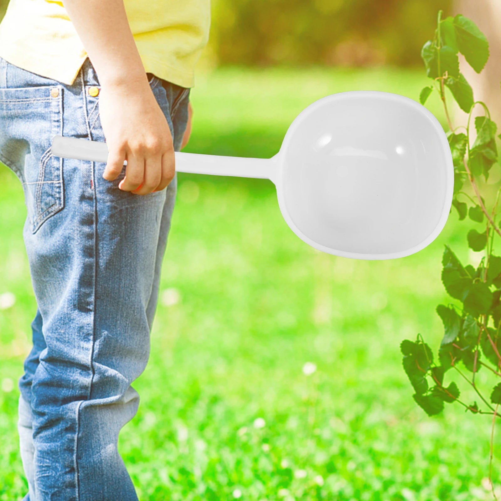 Long Handle Plastic Water Ladle Garden Watering Scoop For Flowers Vegetable Outdoor Plant Care Bath Kitchen Multipurpose Tool