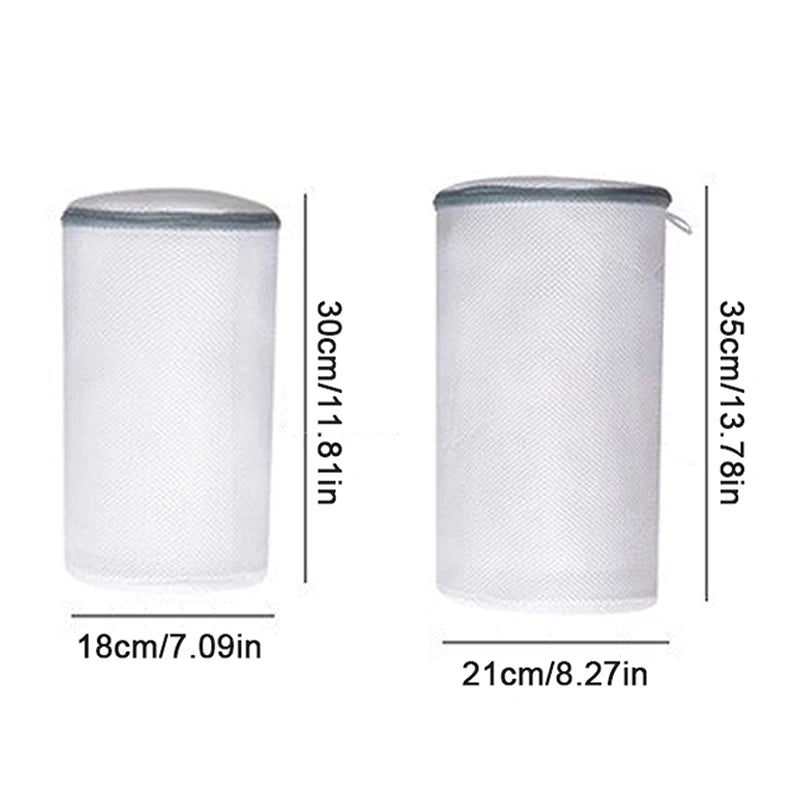 Shoe Washing Bags Washing Shoe Organizer Mesh Bags Zipper Secured Net Laundry Bags For Sneaker Socks Cleaning