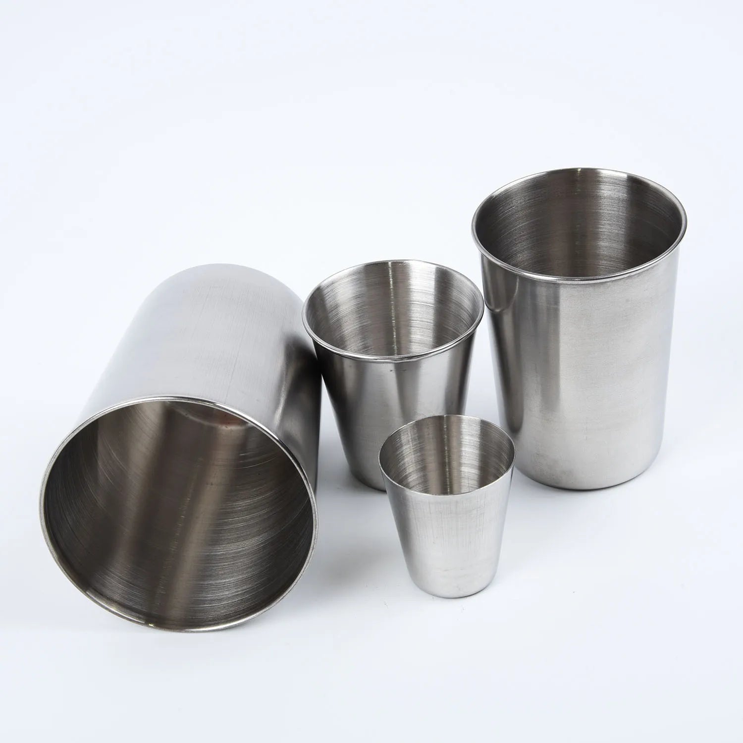 Stainless Steel 30/70/180/320ml Beer Cola  Cup For Bar Coffee Shop Kitchen Dining Bar Drinkware