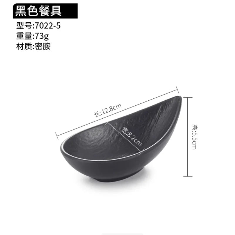 1pc Melamine Cooked Food Dish Hotpot Restaurant Tableware Plate Cold Dishes,braised Meat Dishes Display Plate Buffet Tray
