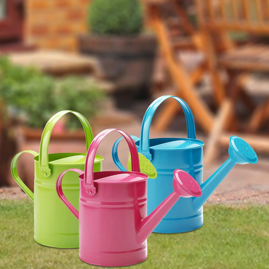 1.5L Iron Watering Can Garden Bonsai Plant Watering Pot Sprinkled Kettle for Home Garden Yard Courtyard Backyard Water Can