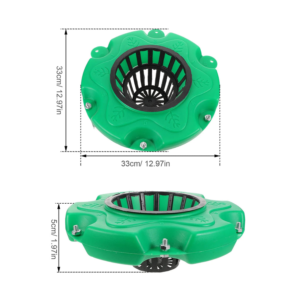 6Pcs Floating Island Pond Planter Baskets Hydroponic Aquatic Pots Durable Weatherresistant Kits for Ponds Lakes Water Gardens